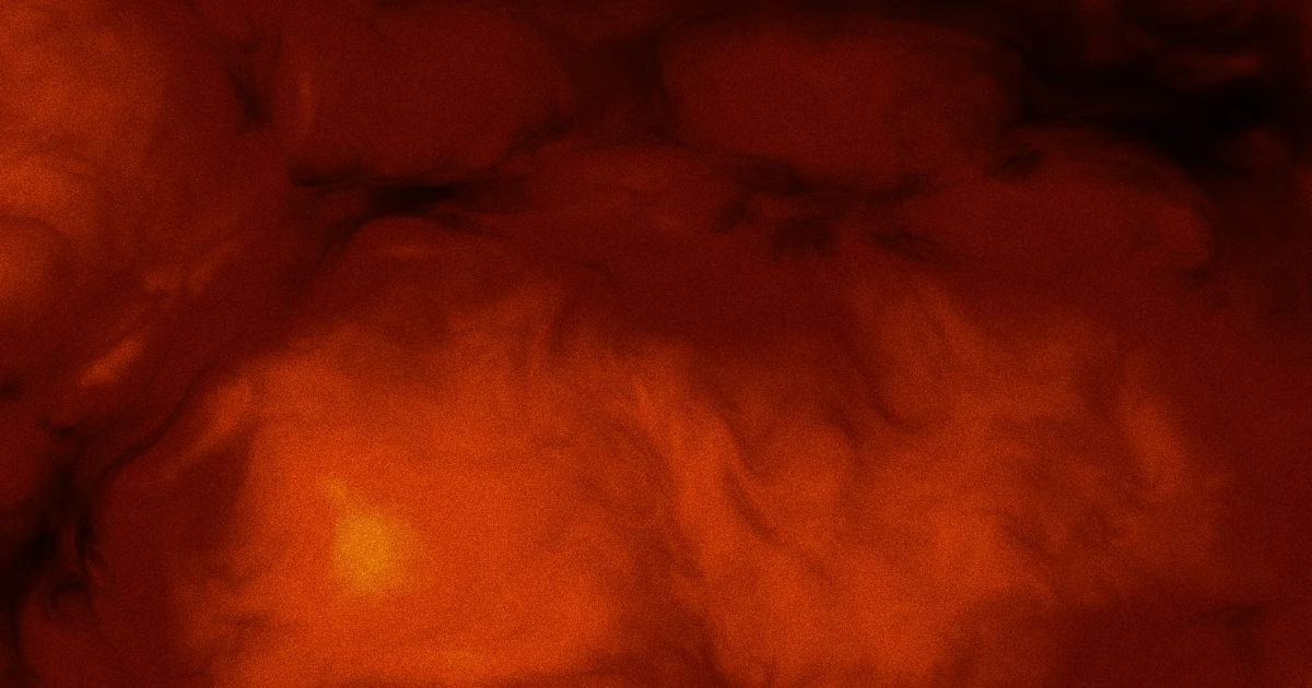 Fluid shader, molten red and yellow currents